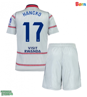 Atletico Madrid David Hancko #17 Replika Babytøj Tredje sæt Børn 2026-27 Kortærmet (+ Korte bukser)